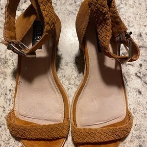 Torrid Authentic suede block heels